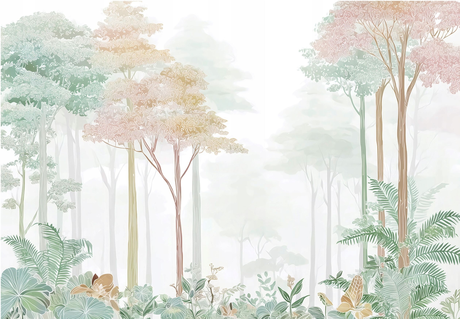 Флис Фототапет Пейзаж- художествен стил