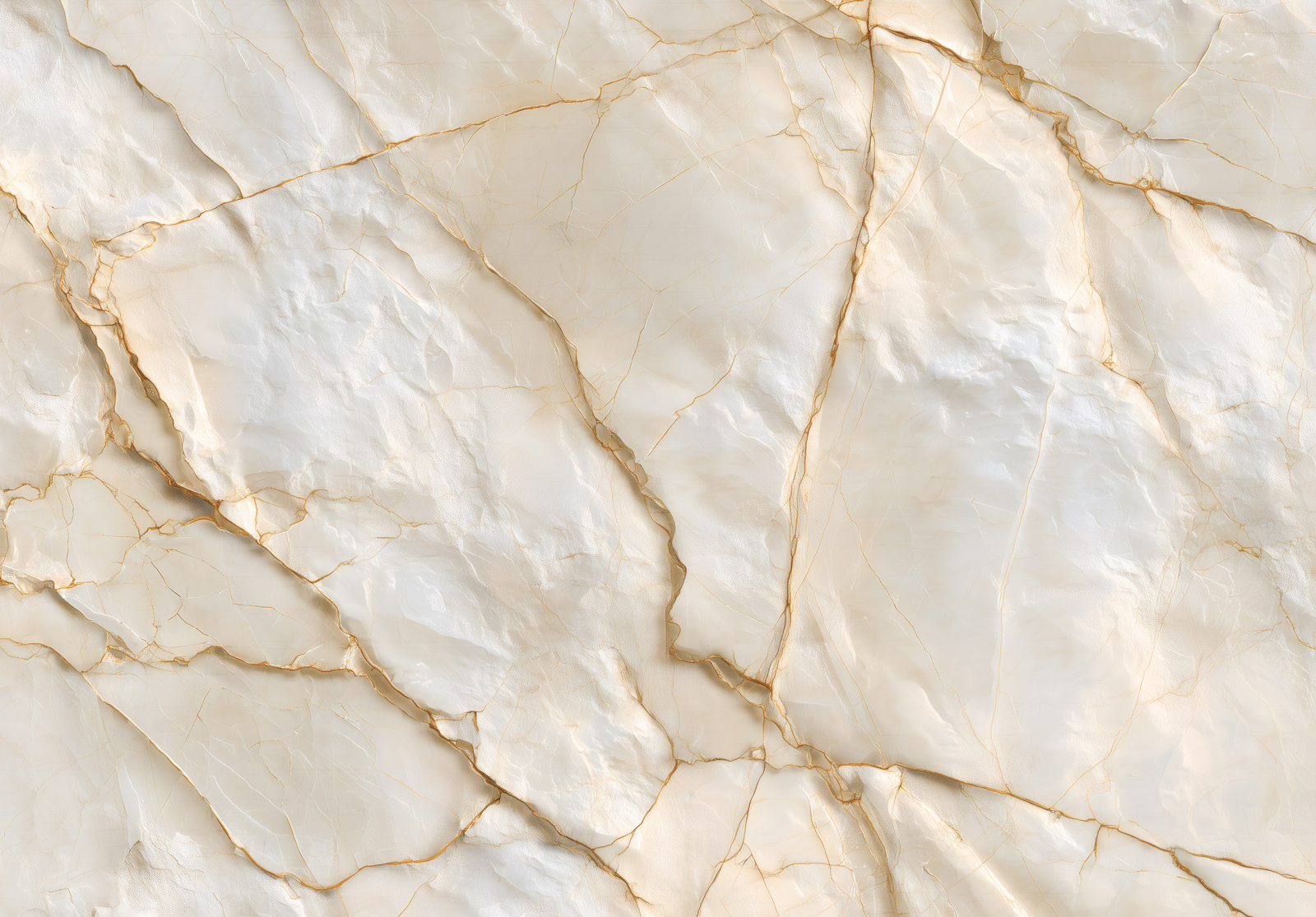 Фототапет Бял мрамор със златни жилки