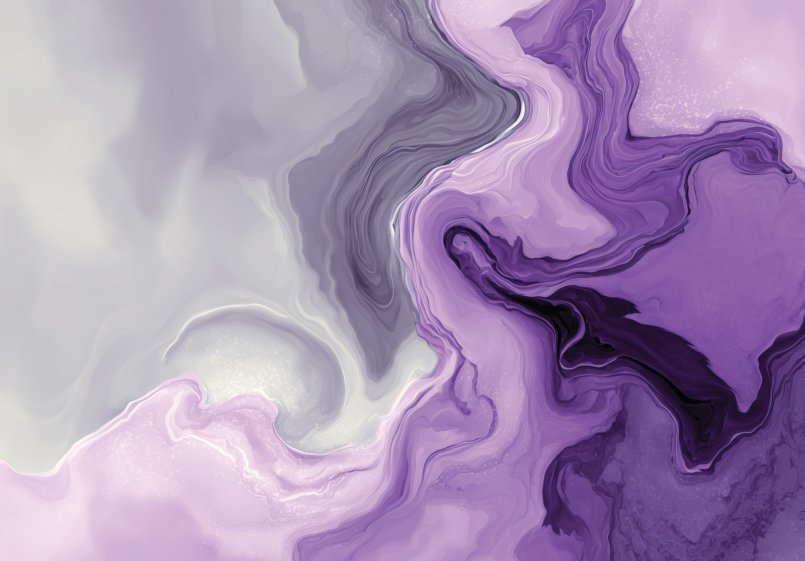 Фототапет Ефирна лилава абстракция с мраморен ефект
