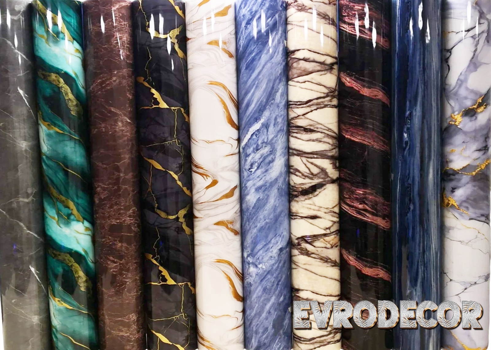 Луксозни самозалепващи стенни панели с мраморен ефект