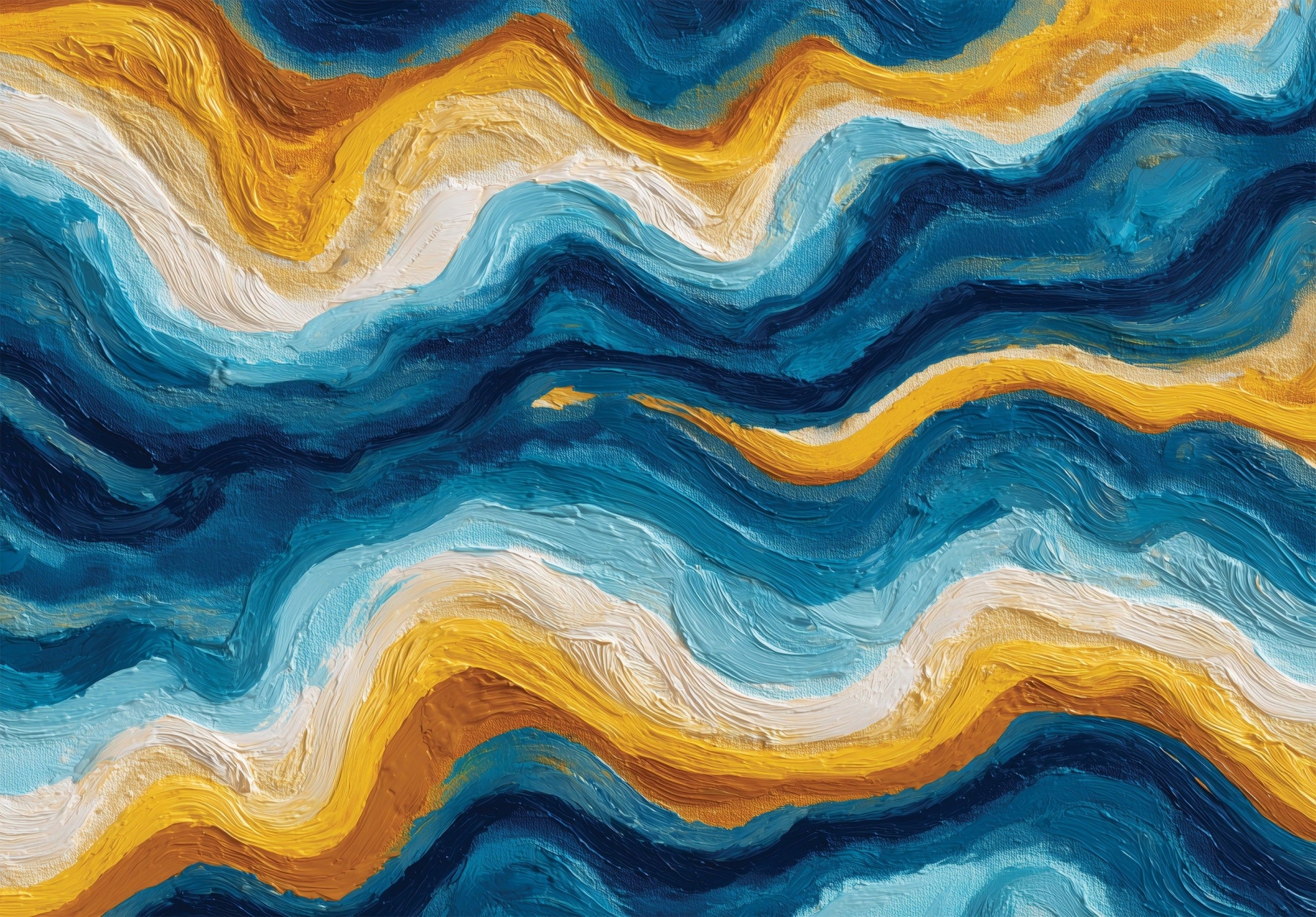 Фототапет Вълни цветна текстура художествен стил