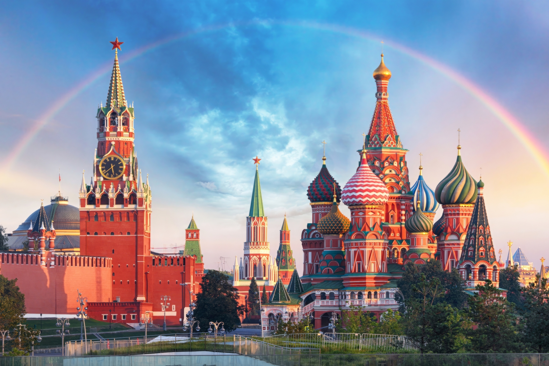 Фототапет Москва и Червения площад