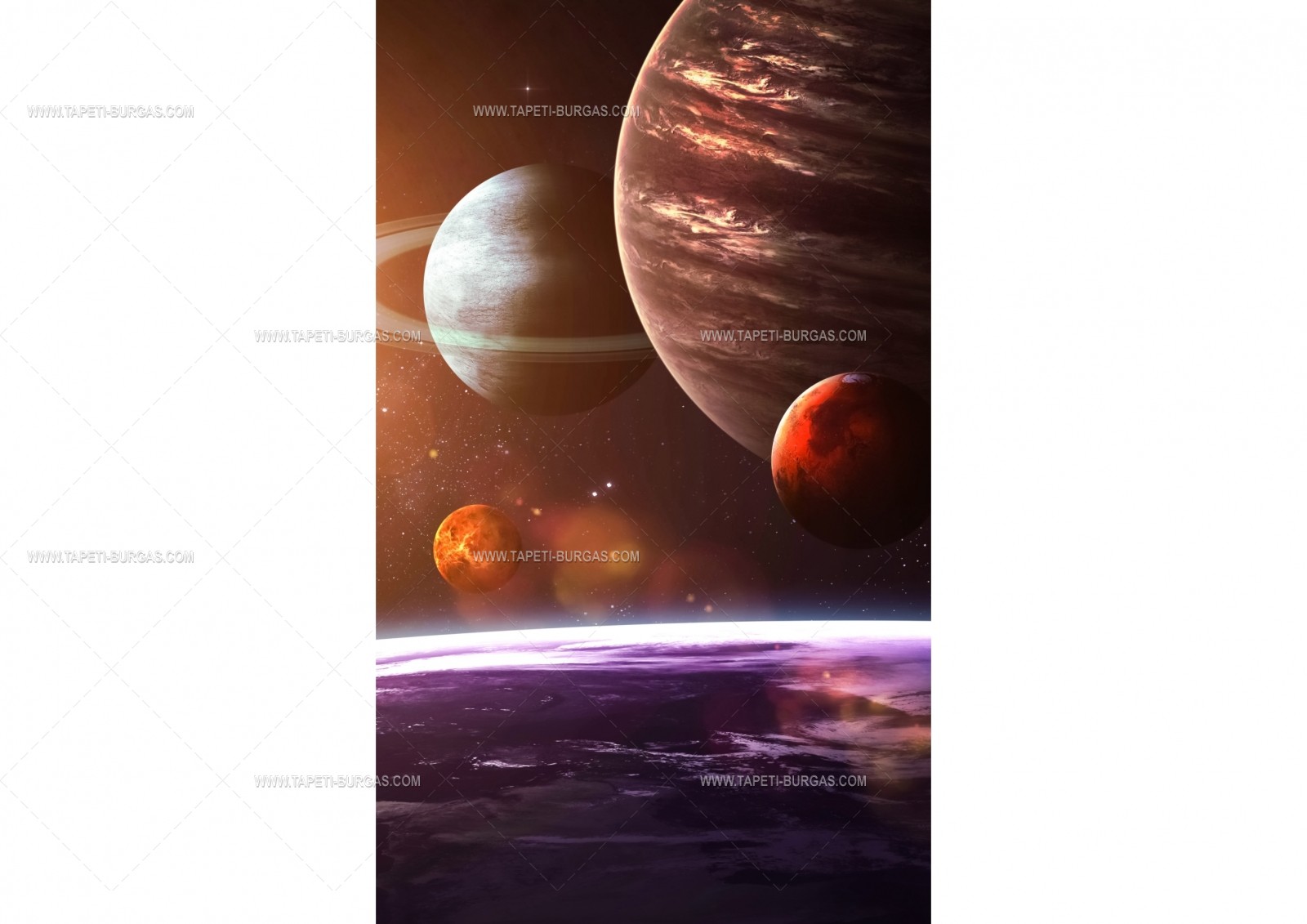 Флис Фототапет DIMEX Слънчева система