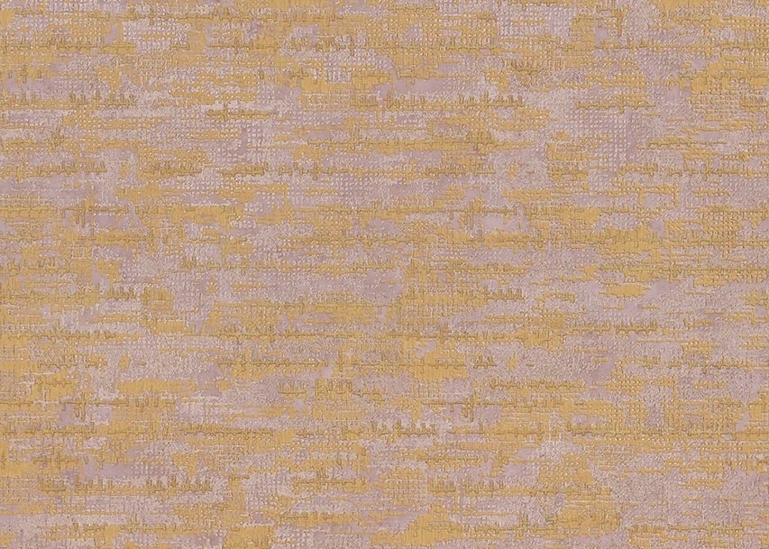 Тапет тежък винил на флис основа Текстил фон розово какао, златно