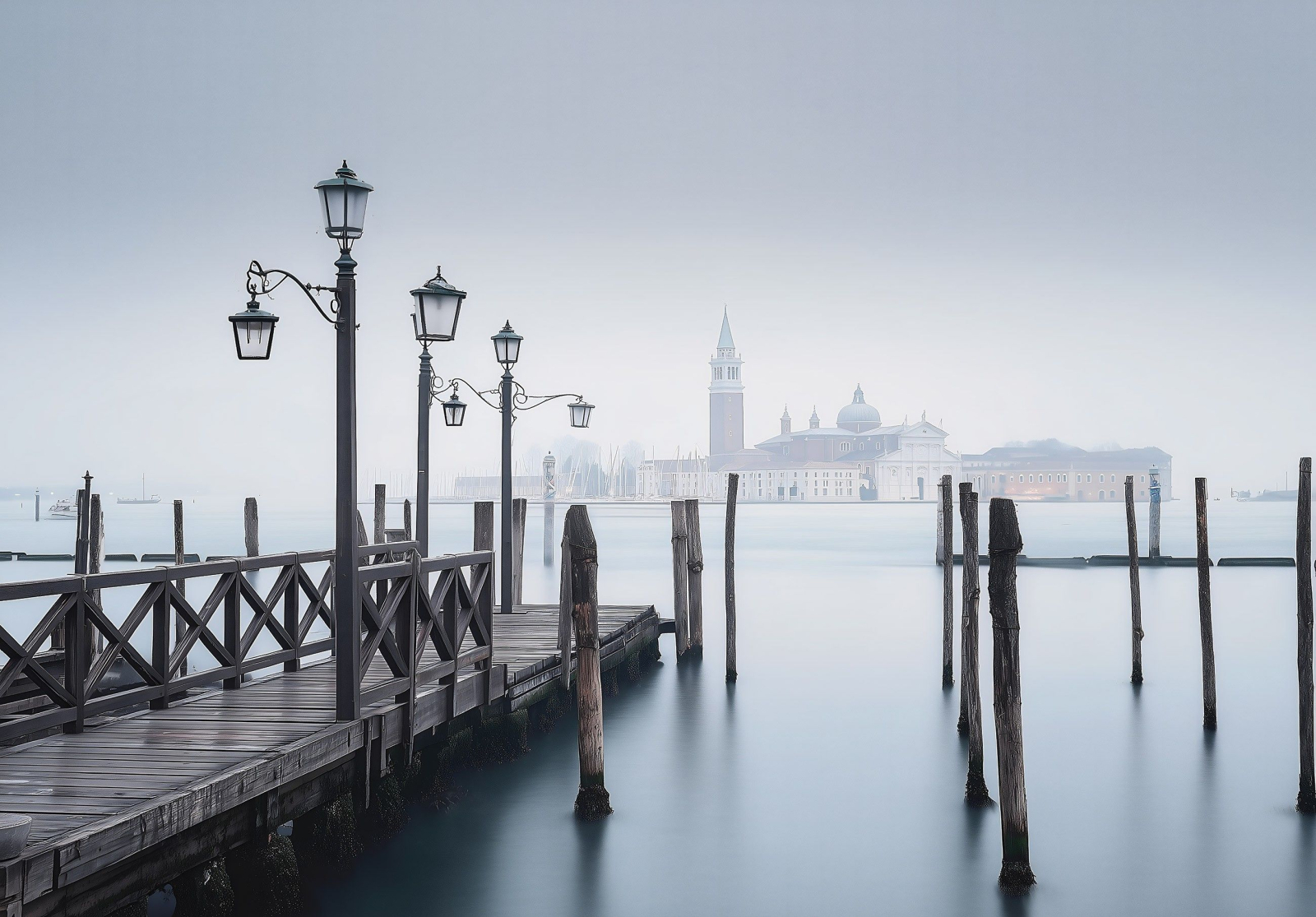Флис Фототапет Поглед към църквата Сан Джорджо Маджоре (San Giorgio Maggiore) във Венеция, Италия