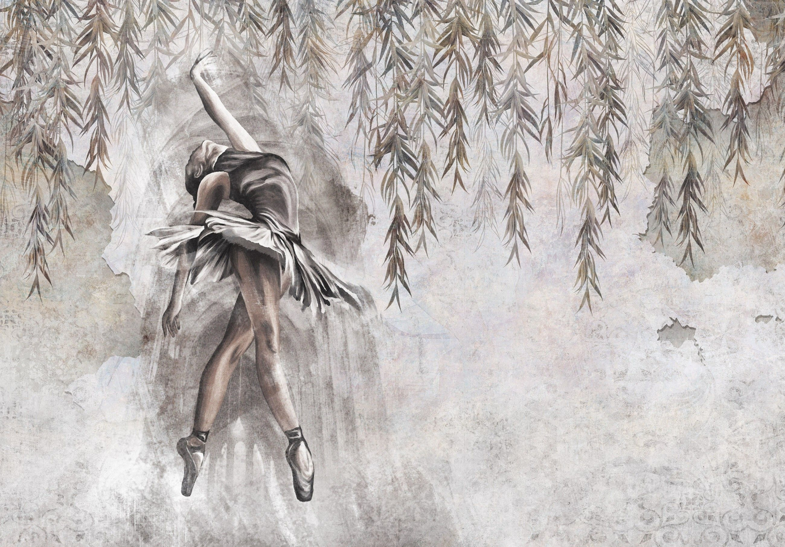 Флис Фототапет Балерина