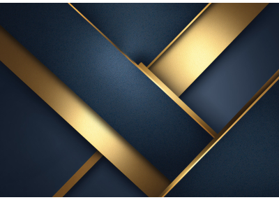 Фототапет Луксозни златни линии върху тъмносин фон