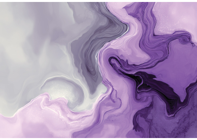 Фототапет Ефирна лилава абстракция с мраморен ефект