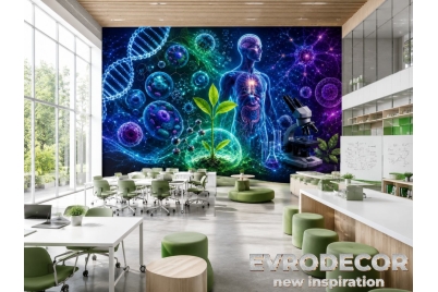 Фототапет STEM биология