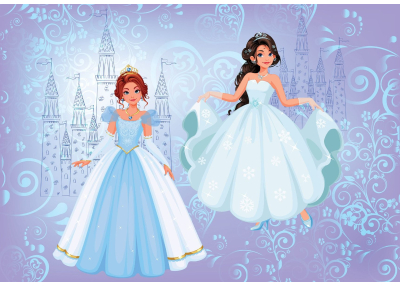 Детски Флис Фототапет PRINCESSES- Принцеси Детски Флис Фототапет PRINCESSES- Принцеси
