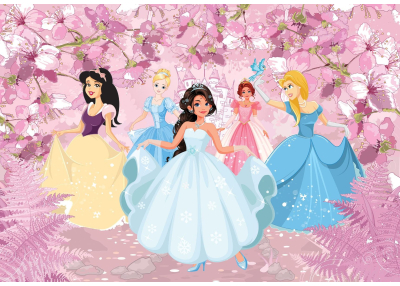 Детски Флис Фототапет PRINCESSES- Принцеси