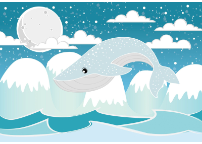 Детски Флис Фототапет Water world Игра с вълните