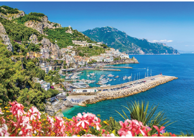 Флис Фототапет Панорама към пристанището