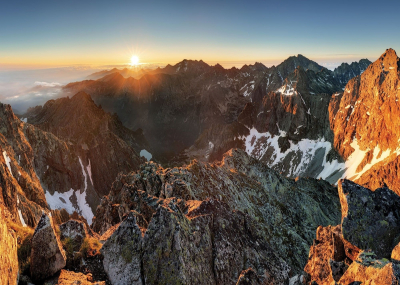 Флис Фототапет От върха на планината