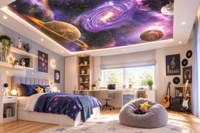 Флис Фототапет COSMOS Галактика (за стени или таван)