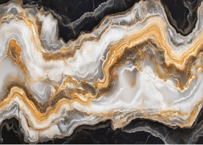 Флис Фототапет 3D дизайн на стена с мраморно декоративна мазилка