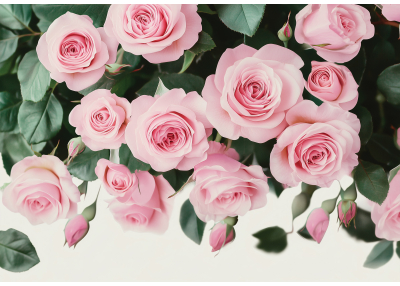 Фототапет Розови рози отблизо