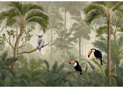 Детски Флис Фототапет JUNGLE