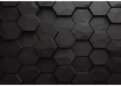 Флис Фототапет 3D дизайн на стена с абстрактни фигури 