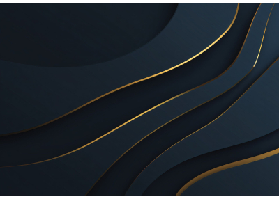 Флис Фототапет 3D ABSTRACT Структурна абстракция- тъмно синьо и златно