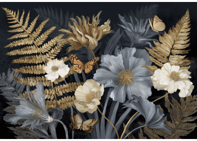 Флис Фототапет FLOWERS композиция от нежни цветя