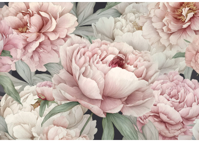 Флис Фототапет FLOWERS 