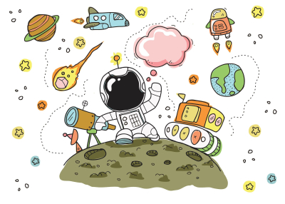 Детски Флис Фототапет COSMOS В Космоса