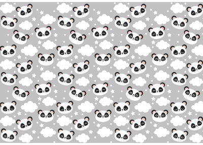 Детски Флис Фототапет Good night baby, Мечета и облачета