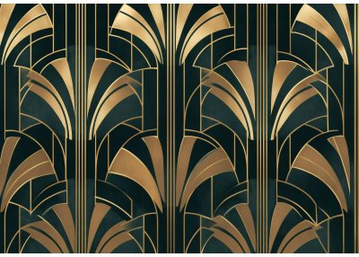 Флис Фототапет 3D дизайн на стена с абстрактни фигури