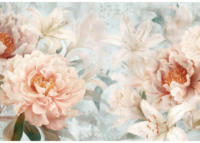 Флис Фототапет FLOWERS 