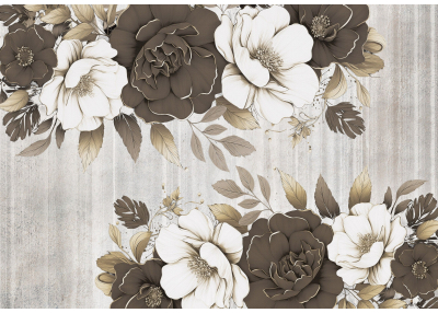 Флис Фототапет FLOWERS 